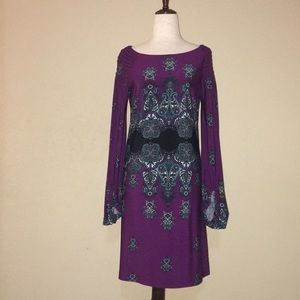 Long sleeve knit dress